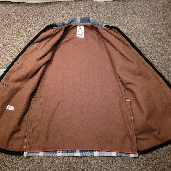 Vtg Penguin Fashions Plaid Wool Blend Peacoat - Picture 13 of 15